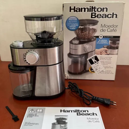 moedor de café - hamilton beach - inox 127v
