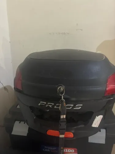 Bauleto Para Moto Awa Proos Preto Com Chave - Excelente Estado