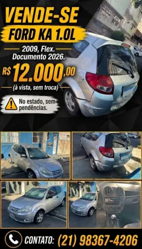 Ford KA 1.0 8v/1.0 8V ST Flex 3P 2009