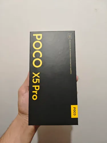 Caixa de celular poco X5 pro(vazia)