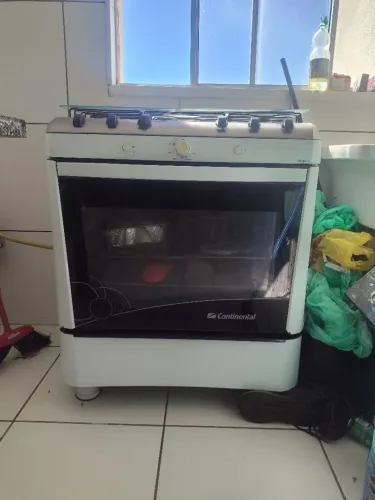 Fogão Elétrico Tripla chama Continental com forno elétrico 60 litros