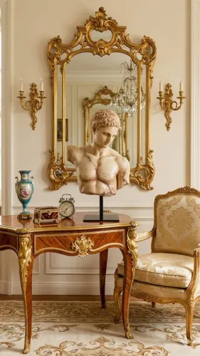 ESCULTURA DE BUSTO GREGO(DEUS EROS)