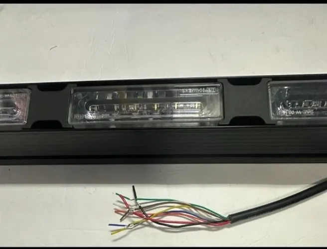Barra de led ambar de 95 cm 12v