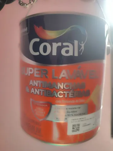 Tinta super lavável Coral rosa doçura