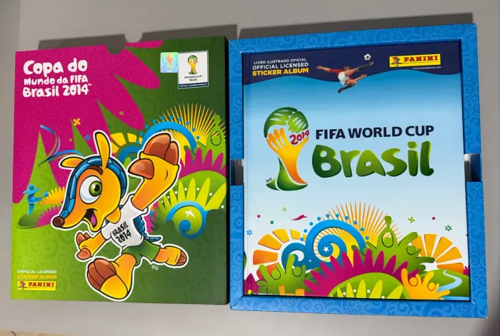 Box álbum copa 2014 - capa dura completo