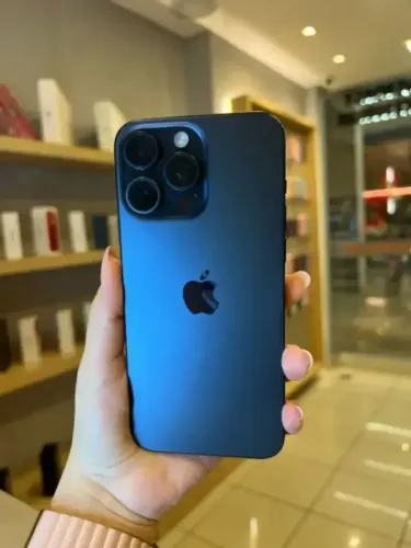 Seminovo - iPhone 15 Pro 128GB 86% Titânio Azul - Retirada Loja Savassi