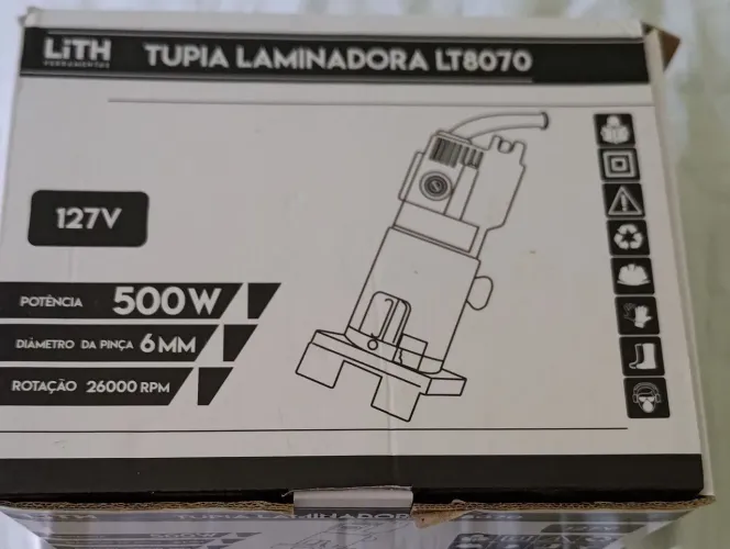 Tupia laminadora LT 8070 + jogo de frescas 12 peças