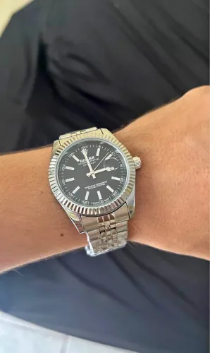 Relógio prata masculino 