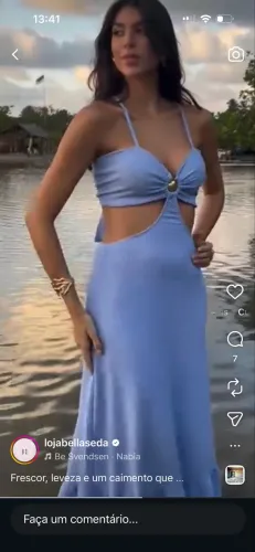 Vestido azul