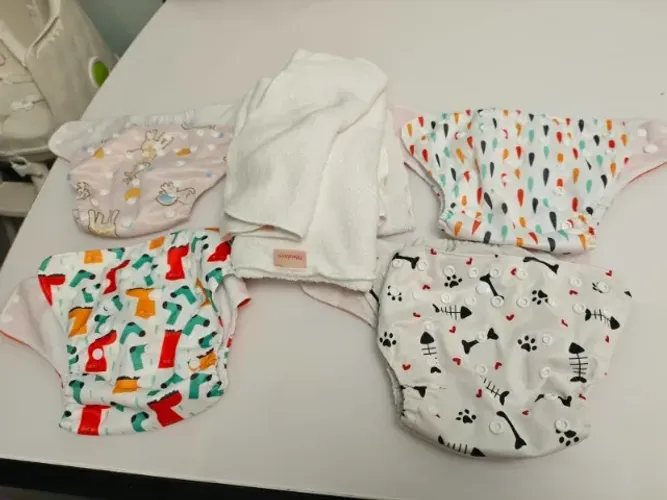 kit 4 fraldas meleleco