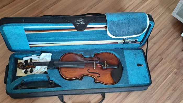 Violino Di Pietro 4/4 Ajustado por Luthier + Estojo Luxo (Estado de Novo)