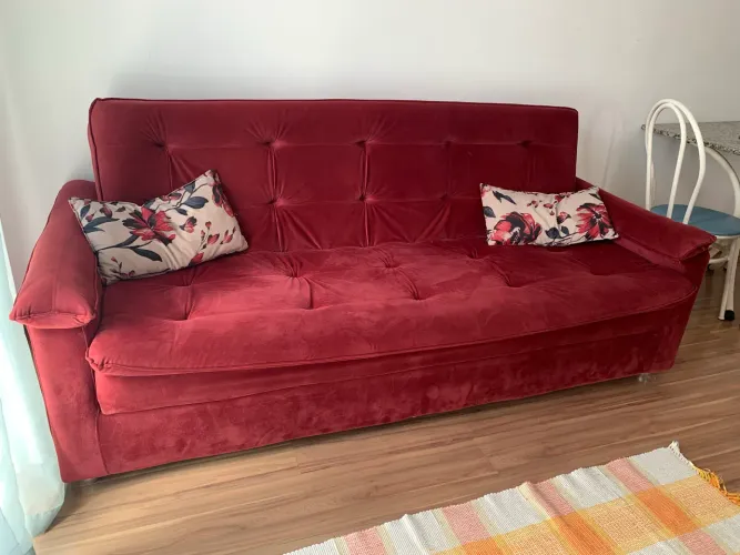 Sofa cama casal 3 lugares reclinavel