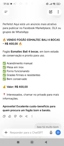 Vendo fogão