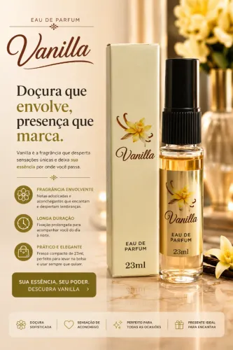 Perfumes de Bolsa Eau de Parfum 23ml | Masculino e Feminino | Várias Fragrâncias