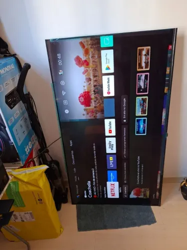Vendo tv 55 polegadas smart 4k com nota fiscal e garantia de loja 