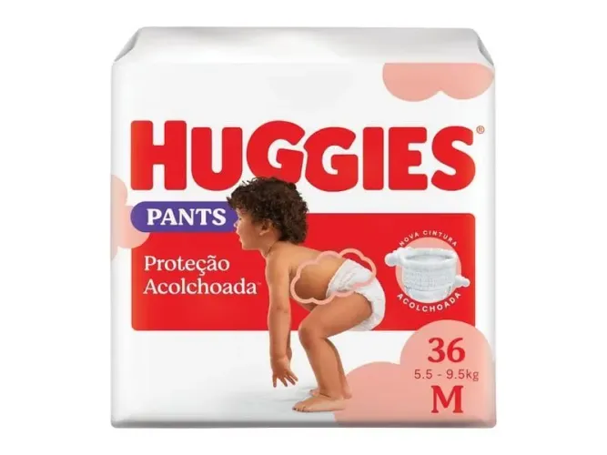 Fralda Huggies Pants M - 36 Unidades