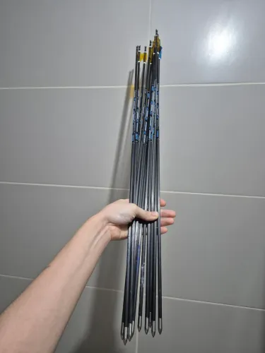 12 flechas de competição spine 750
