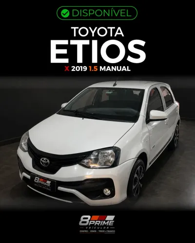 Toyota Etios X 1.3 Flex 16V 5P Mec. 2019