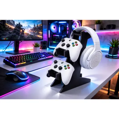 Suporte para controles e Headset
