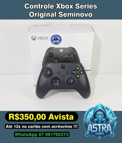 Controle Xbox Series Black Original Seminovo !!!