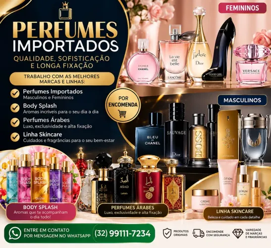 PERFUMES IMPORTADOS POR ENCOMENDA!