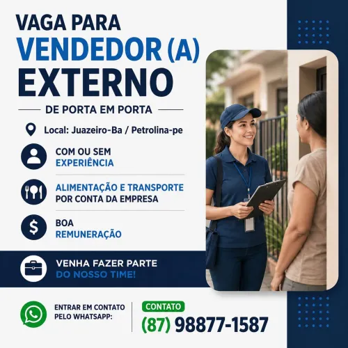 Vaga vendedor (a)