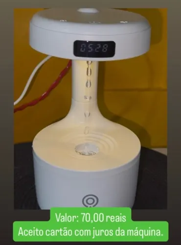 Umidificador de ambiente anti-gravidade