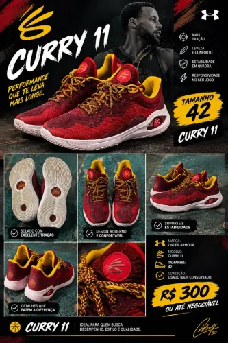 Tênis de Basquete Curry 11