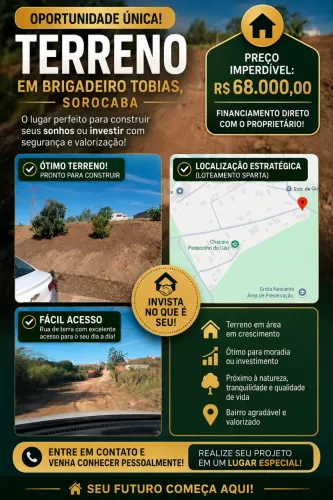 OPORTUNIDADE IMPERDÍVEL - TERRENO À VENDA NO BAIRRO GENEBRA | SOROCABA/SP
