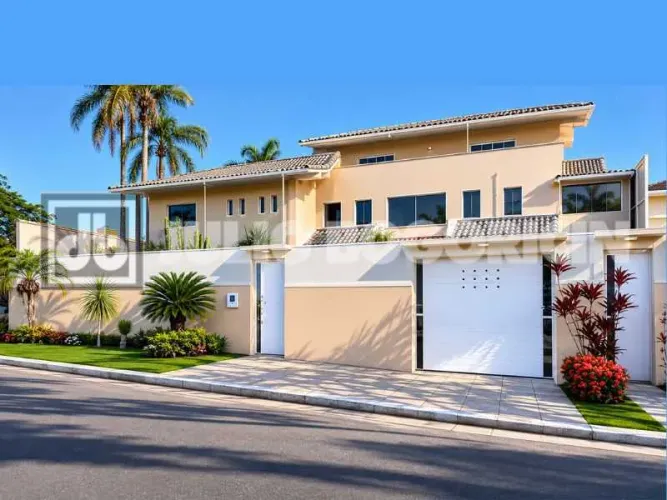 Casa à Venda na Barra da Tijuca Com 720m², 5 Quartos, 3 Suítes, Condomínio Fechado
