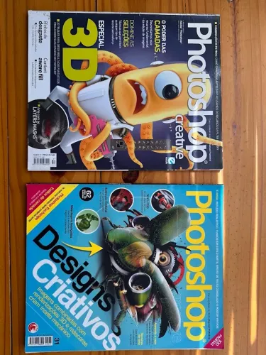 Revistas de Design + Photoshop + Direção de Arte