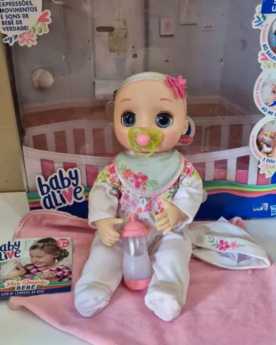 Boneca baby alive meu querido bebê hanna