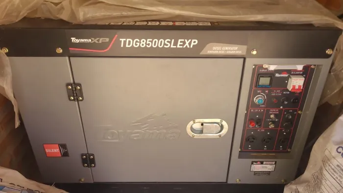 Gerador Diesel Toyama 8,5 kVA - 40 minutos de uso