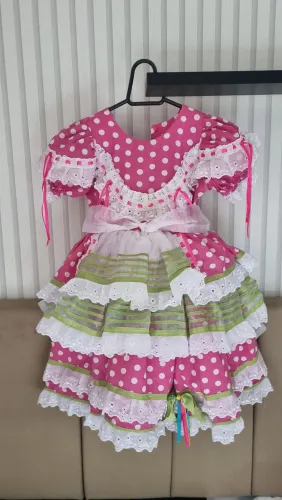 Vestido de quadrilha infantil