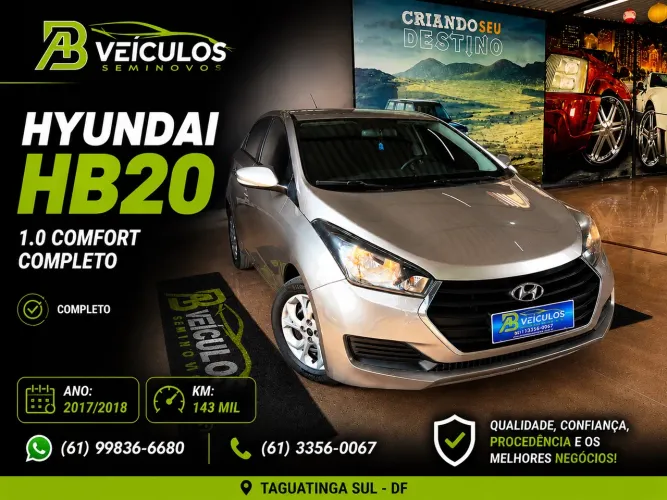 Hyundai HB20 Comfort 1.0 Flex 12V Mec. 2018