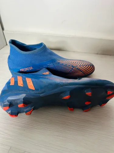 Chuteira Adidas Predator Original Sem Cadarço Campo - Tam. (38)