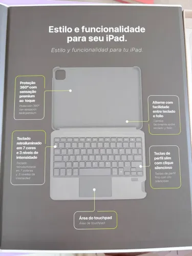 Original iPlace Capa com Teclado para iPad 11 polegadas