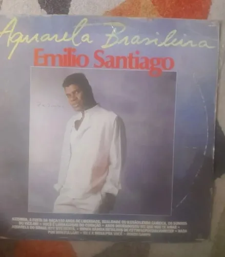 Lite com 7 discos de vinil