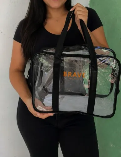 Bolsa transparente grande