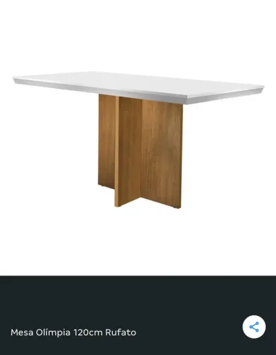 Mesa Olímpia 1,20mts MDF