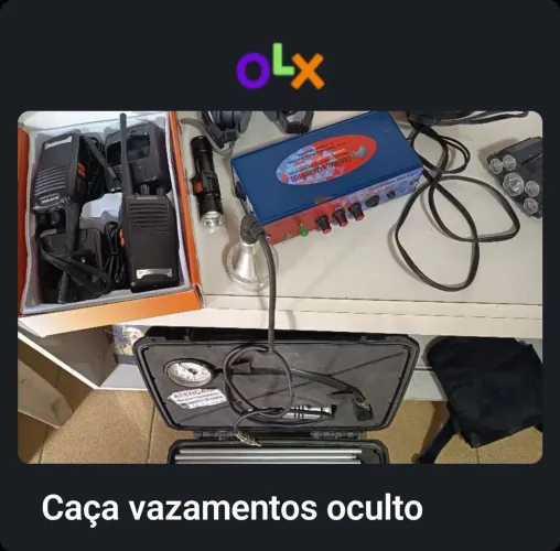 Caça vazamento oculto de água 