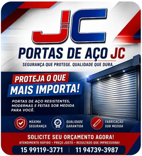 Portas de aço Jc