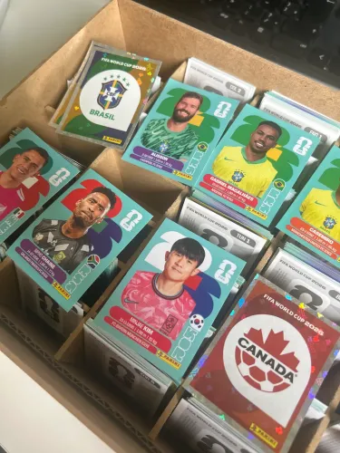Kit 200 Figurinhas sem Repetição - Novas e Originais Panini 