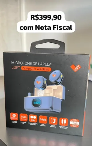 Microfone de Lapela Loft