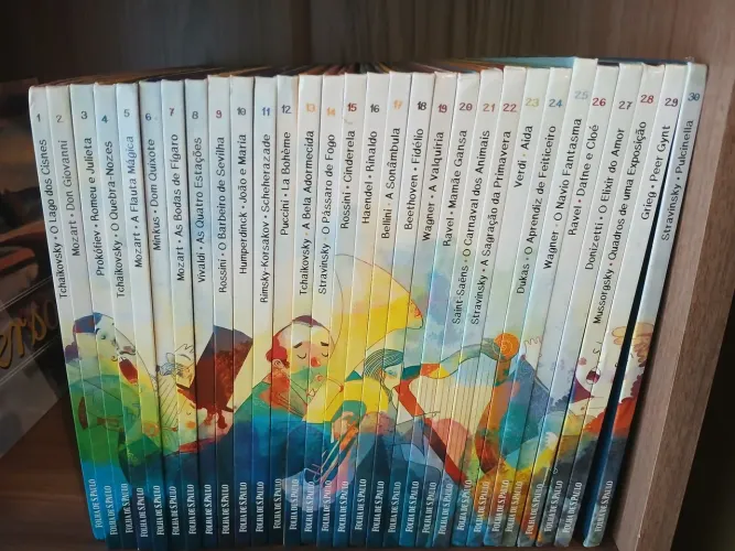 Coleção Folha concertos e óperas para crianças - Completa + CDs