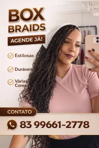Tranças box braids (tradicionais) 