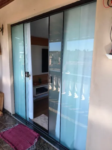 Porta em blindex 4 abascom película