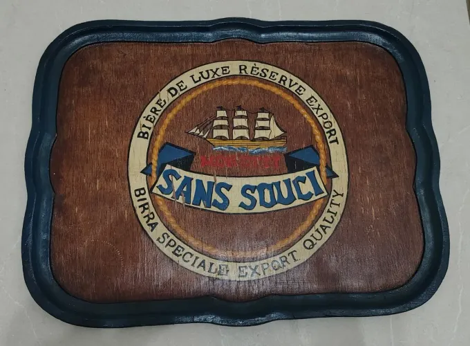 Bandeja decorativa de madeira Sans Souci VINTAGE (dec 50/60))