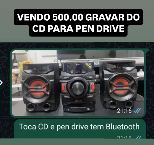 Vendo aparelho de som