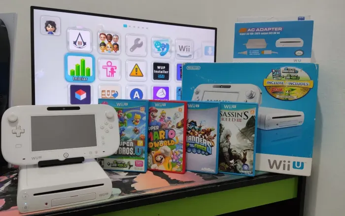 Nintendo Wii U branco  - Desbloqueado 